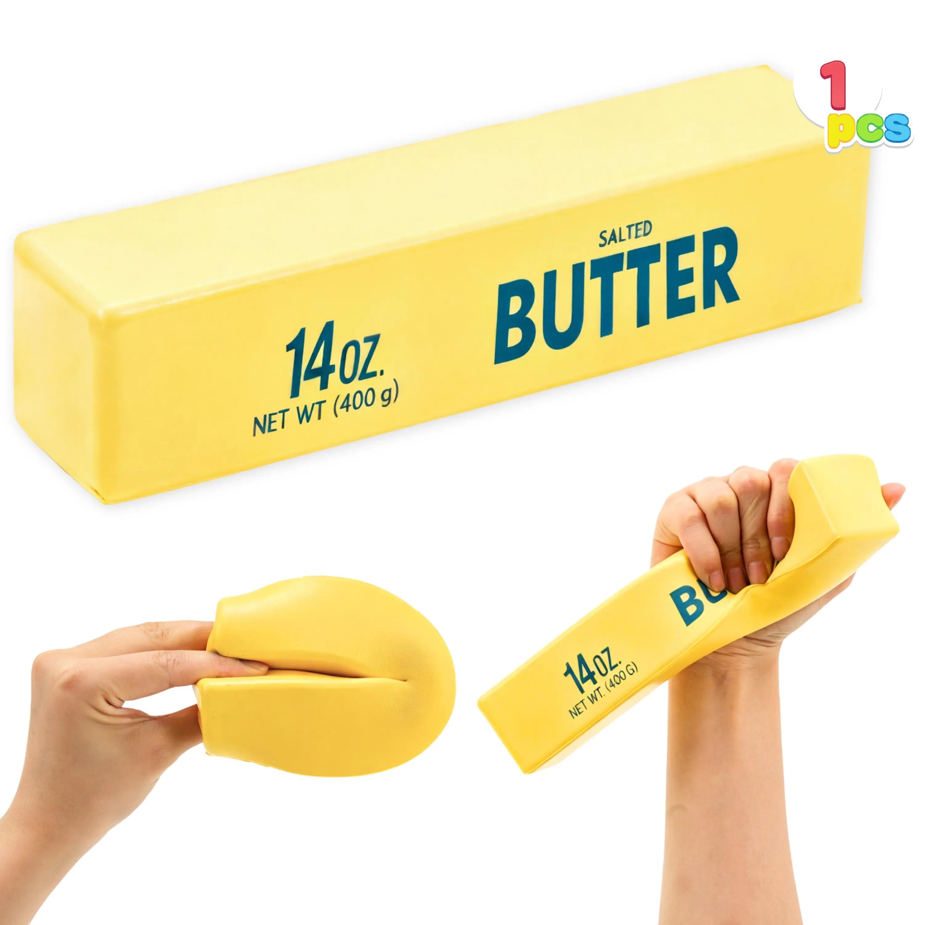 Butter Stick Squishy Toy – Slow-Rising Stress Relief Fidget Toy, Soft Squeeze Sensory Decompression Toy for Kids & Adults, Regular & Jumbo Sizes, Birthday Gift & Party Favor