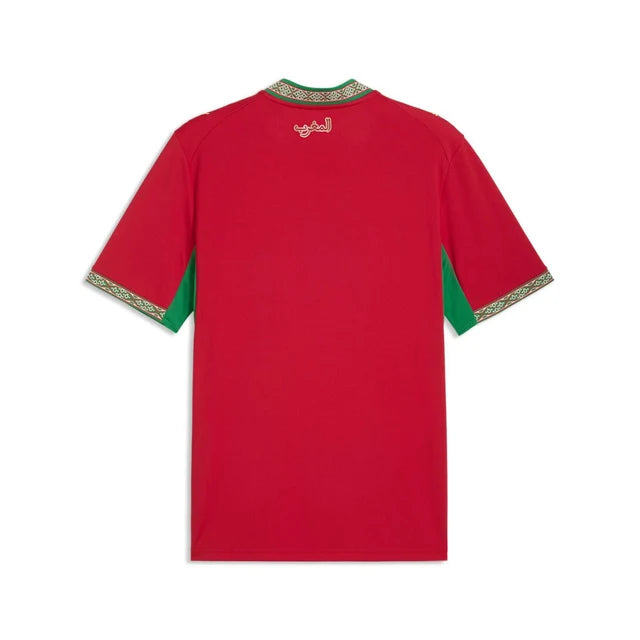 Morocco Home Soccer Jersey 2026 - Red Button Shirt