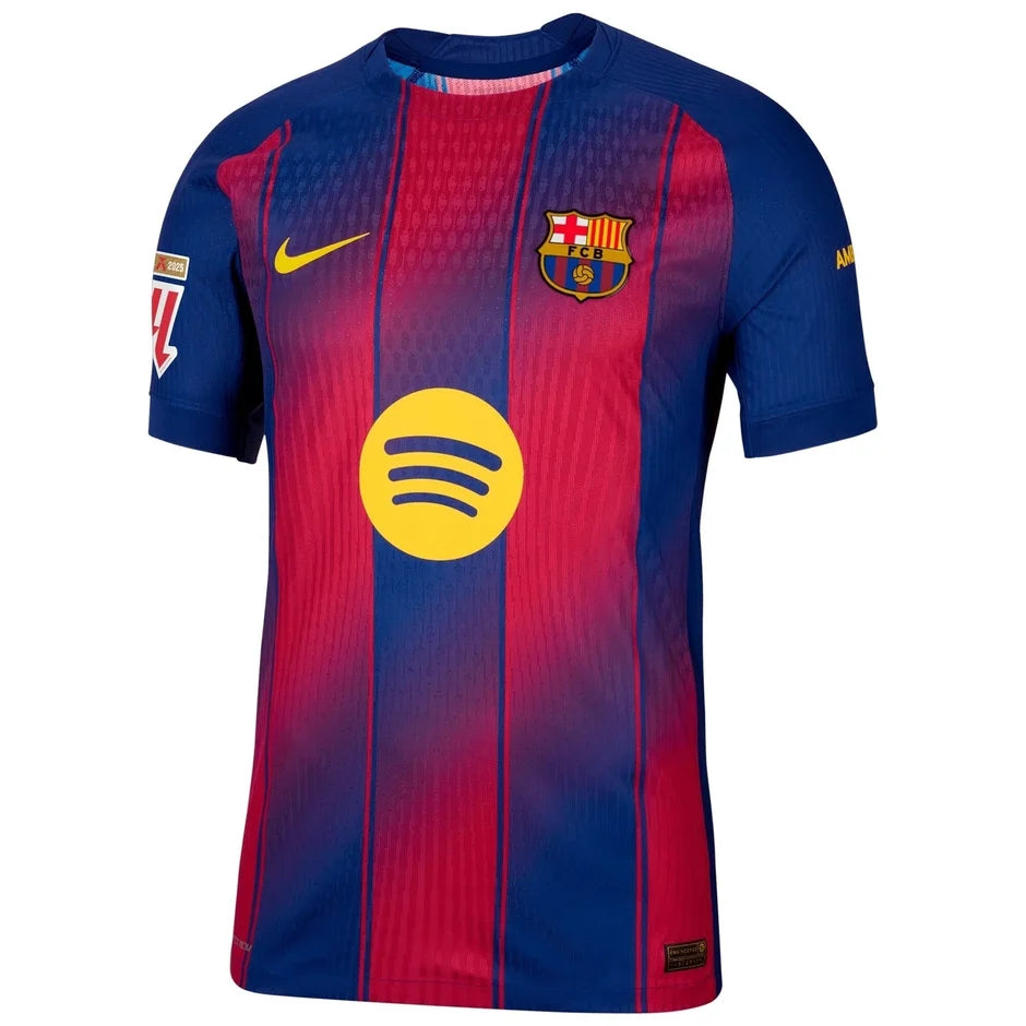 FC Barcelona Home Soccer Jersey 2025/26 - Blue/Garnet Shirt - Player #10 (Yamal)