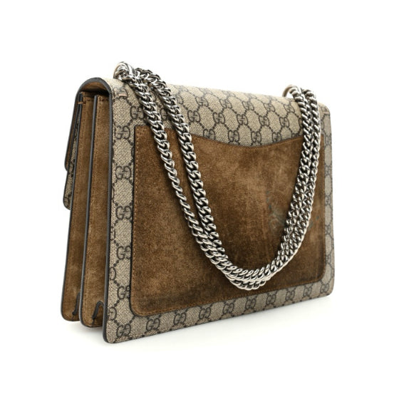 GUCCI Beige Dionysus Medium Shoulder Bag