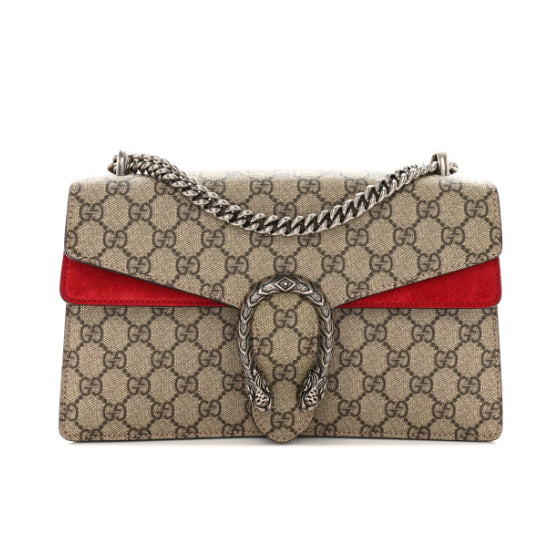 GUCCI Red Dionysus Small Shoulder Bag