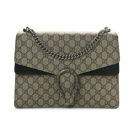 GUCCI Black Dionysus Medium Shoulder Bag