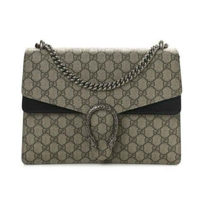 GUCCI Black Dionysus Medium Shoulder Bag