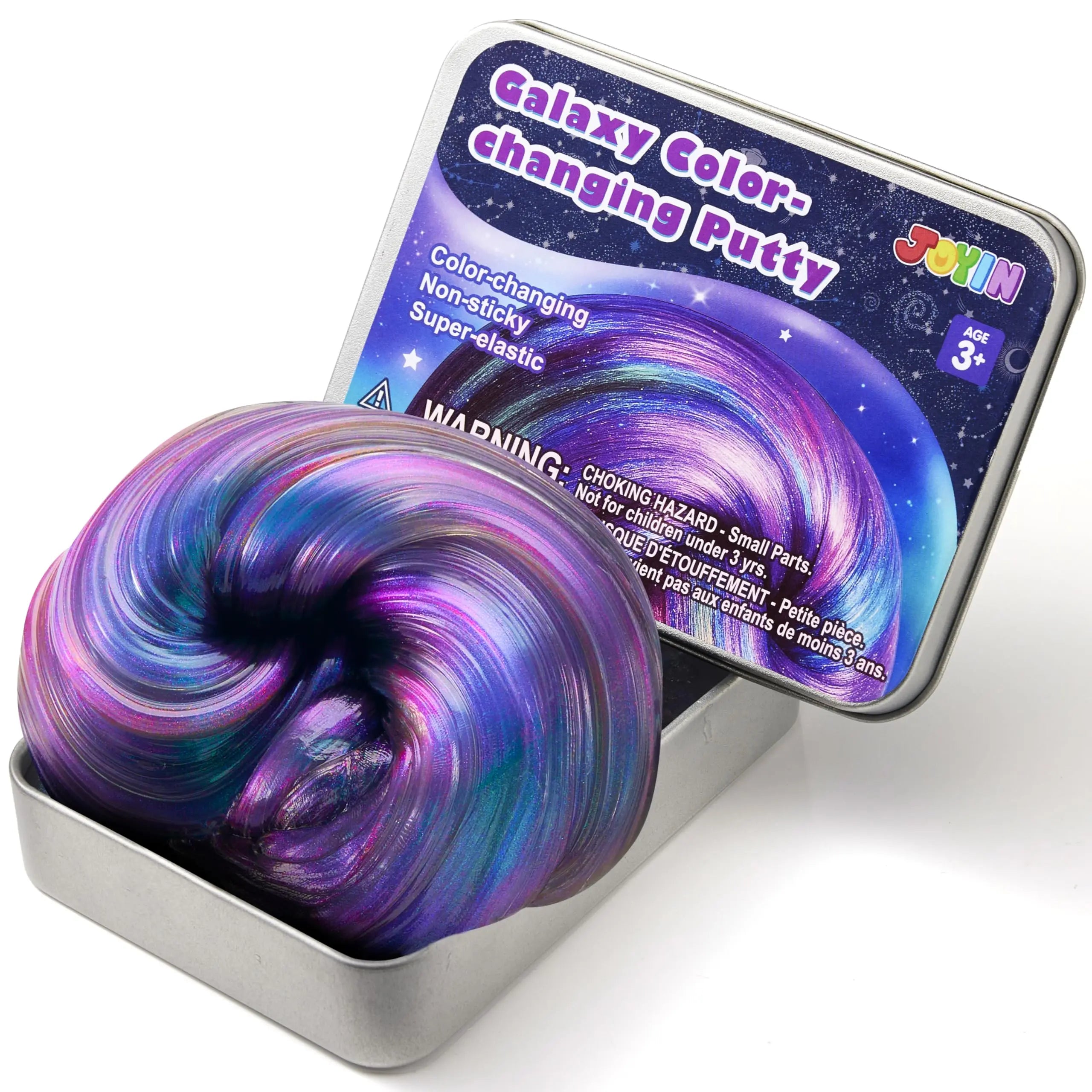 Galaxy Color-Changing Putty – 4.2oz Sensory Therapy Putty, Stretchy Fidget Toy for Kids & Adults, Stress & Anxiety Relief, Squishy Desk Toy, Party Gift