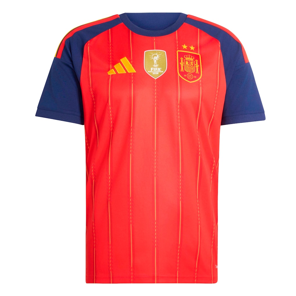 Spain Home Soccer Jersey 2026 - Red Shirt - FIFA World Cup Champions