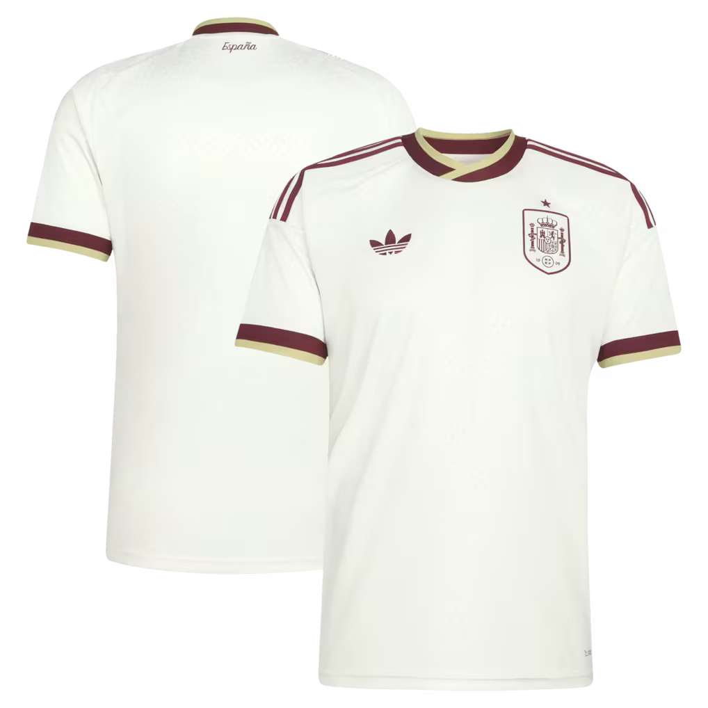 Spain Away Soccer Jersey 2026 - White Shirt