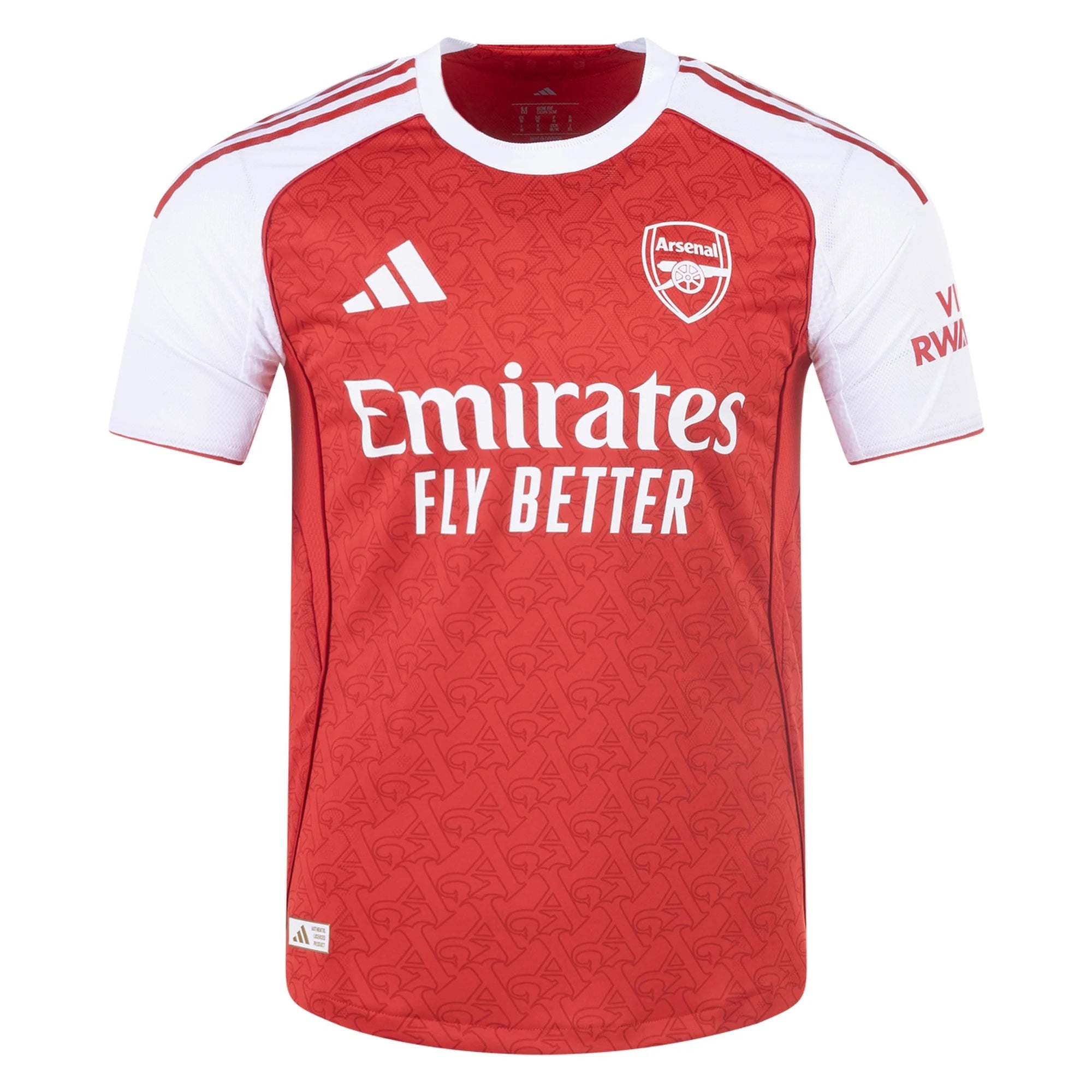 Arsenal FC Home Soccer Jersey 2025/26 - Red/White Shirt